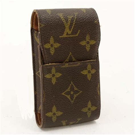 lv case cigarette gold|authentic louis vuitton cigarette case.